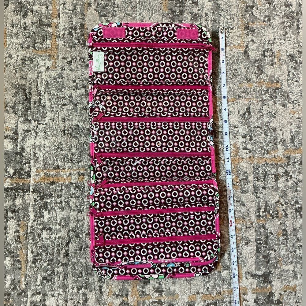 VERA BRADLEY FOLDING COSMETICS/JEWELRY STORAGE CASE! EUC! - Picture 8 of 9